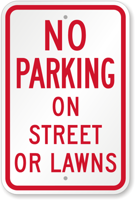 No-Parking-On-Street-Sign-K-8938